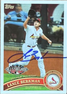 Lance Berkman Autographed 2011 Topps Update #US52 AS
