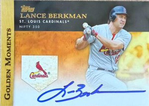 Lance Berkman Autographed 2012 Topps - Golden Moments (Series One) #GM-27  
