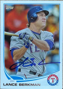Lance Berkman Autographed 2013 Topps #480 
