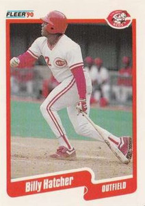 1990 Fleer Update #U-13 Billy Hatcher NM-MT  Cincinnati Reds 