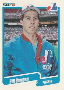 1990 Fleer Update #U-31 Bill Sampen NM-MT  RC Rookie Montreal Expos 