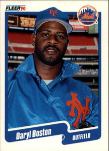 1990 Fleer Update #U-33 Daryl Boston NM-MT  New York Mets 