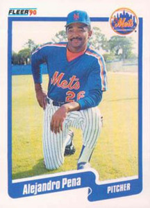 1990 Fleer Update #U-38 Alejandro Pena NM-MT  New York Mets 
