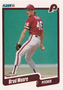 1990 Fleer Update #U-45 Brad Moore NM-MT  Philadelphia Phillies 
