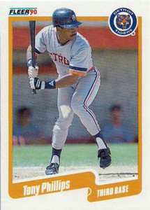 1990 Fleer Update #U-99 Tony Phillips NM-MT  Detroit Tigers 