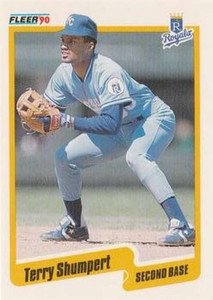 1990 Fleer Update #U-104 Terry Shumpert NM-MT  RC Rookie Kansas City Royals 
