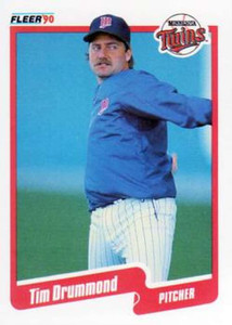 1990 Fleer Update #U-107 Tim Drummond NM-MT  RC Rookie Minnesota Twins 