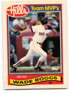 1989 Topps Hills Team MVP's #2 Wade Boggs NM-MT  Boston Red Sox 
