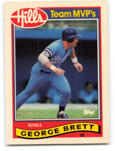1989 Topps Hills Team MVP's #3 George Brett NM-MT  Kansas City Royals 
