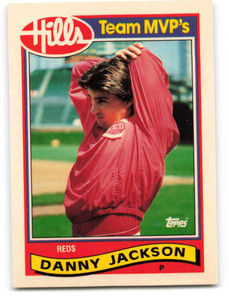 1989 Topps Hills Team MVP's #18 Danny Jackson NM-MT  Cincinnati Reds 