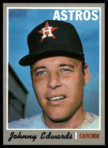 1970 Topps #339 Johnny Edwards VG Houston Astros 