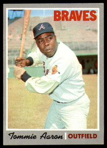 1970 Topps #278 Tommie Aaron VG Atlanta Braves 