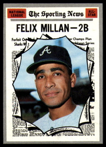 1970 Topps #452 Felix Millan All-Star VG Atlanta Braves 