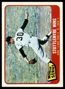 1965 Topps #133 World Series Game 2 Stottlemyre Wins VG  New York Yankees 