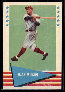 SOLD 170239 1961 Fleer #87 Hack Wilson VG Chicago Cubs 
