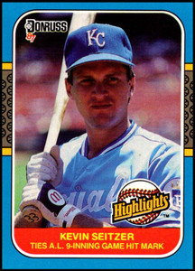 1987 Donruss Highlights #26 Kevin Seitzer NM-MT  Kansas City Royals 