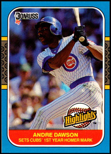 1987 Donruss Highlights #28 Andre Dawson NM-MT  Chicago Cubs 