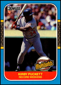 1987 Donruss Highlights #30 Kirby Puckett NM-MT  Minnesota Twins 