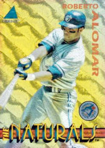1994 Pinnacle The Naturals #8 Roberto Alomar NM-MT Toronto Blue Jays 