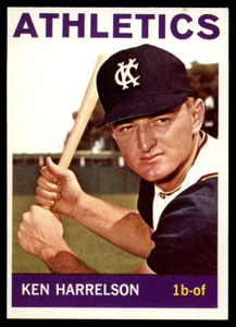 1964 Topps #419 Ken Harrelson VG RC Rookie Kansas City Athletics 
