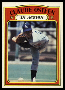 1972 Topps #298 Claude Osteen IA VG Los Angeles Dodgers 