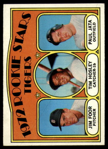 1972 Topps #257 Jim Foor/Tim Hosley/Paul Jata Tigers Rookies VG RC Rookie Detroit Tigers 