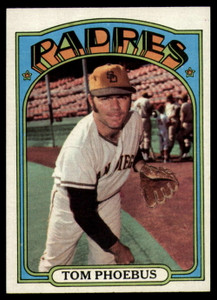1972 Topps #477 Tom Phoebus VG San Diego Padres 