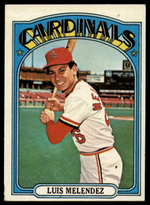 1972 Topps #606 Luis Melendez VG St. Louis Cardinals 