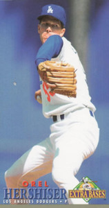 1994 Fleer Extra Bases #288 Orel Hershiser VG Los Angeles Dodgers 
