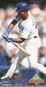 1994 Fleer Extra Bases #295 Henry Rodriguez VG Los Angeles Dodgers  ID: 170682
