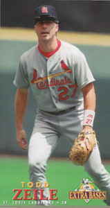 1994 Fleer Extra Bases #366 Todd Zeile VG St. Louis Cardinals 