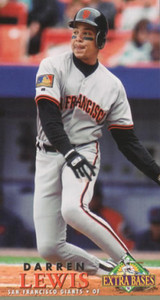 1994 Fleer Extra Bases #388 Darren Lewis VG San Francisco Giants 