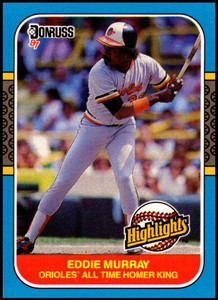1987 Donruss Highlights #37 Eddie Murray NM-MT  Baltimore Orioles 