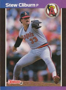 1989 Donruss #462 Stew Cliburn NM-MT California Angels 