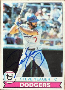 Steve Yeager Autographed 1979 Topps #75