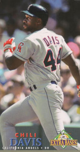 1994 Fleer Extra Bases #31 Chili Davis VG California Angels 