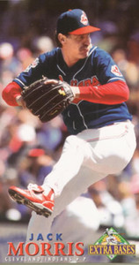 1994 Fleer Extra Bases #63 Jack Morris VG Cleveland Indians 