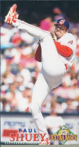 1994 Fleer Extra Bases #67 Paul Shuey VG Cleveland Indians 