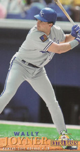 1994 Fleer Extra Bases #93 Wally Joyner VG Kansas City Royals 