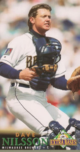 1994 Fleer Extra Bases #106 Dave Nilsson VG Milwaukee Brewers 