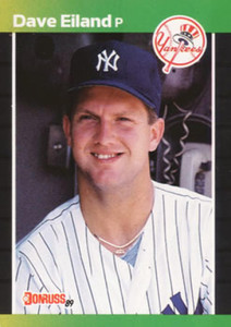 1989 Donruss #481 Dave Eiland NM-MT RC Rookie New York Yankees 