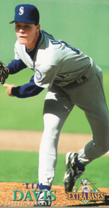 1994 Fleer Extra Bases #163 Tim Davis VG Seattle Mariners 
