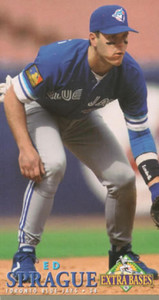 1994 Fleer Extra Bases #194 Ed Sprague VG Toronto Blue Jays  ID: 170581