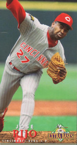 1994 Fleer Extra Bases #237 Jose Rijo VG Cincinnati Reds  ID: 170624