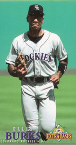 1994 Fleer Extra Bases #243 Ellis Burks VG Colorado Rockies 