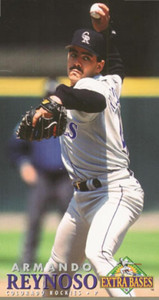 1994 Fleer Extra Bases #252 Armando Reynoso VG Colorado Rockies  ID: 170639