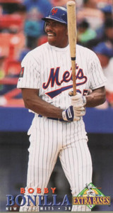 1994 Fleer Extra Bases #315 Bobby Bonilla VG New York Mets 