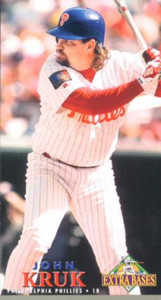 1994 Fleer Extra Bases #340 John Kruk VG Philadelphia Phillies 
