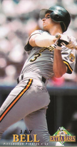 1994 Fleer Extra Bases #343 Jay Bell VG Pittsburgh Pirates 
