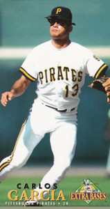 1994 Fleer Extra Bases #345 Carlos Garcia VG Pittsburgh Pirates 